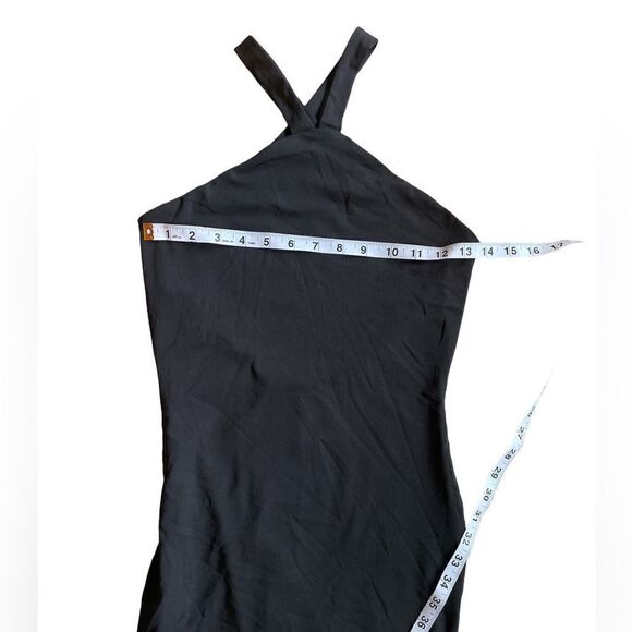 Naked Wardrobe Halter Minidress In Black Size L - Picture 5 of 10